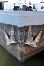 Fototapety Bow boat with anchor