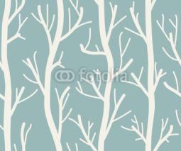 Fototapety Seamless background with trees
