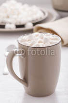 Naklejki Cocoa with mini marshmallows