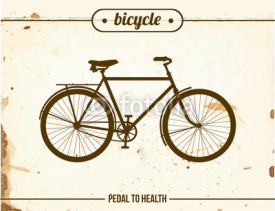 Naklejki Vintage bike
