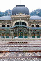 Fototapety Abandoned railway station of Canfranc, Huesca, Spain
