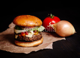 Fototapety Delicious Burger