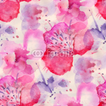 Fototapety Watercolor flowers