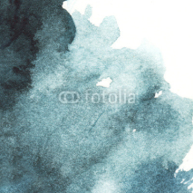 Fototapety dark blue watercolor abstract background/ spot/ indigo/ vector illustration