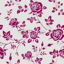 Naklejki Seamless pattern with roses