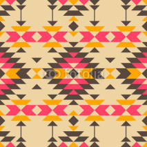 Naklejki Native american style seamless pattern