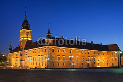 Morning at the Royal Castle in Warsaw