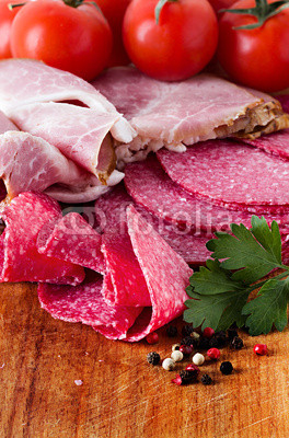 salami and meats