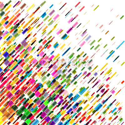 Abstract colorful moving lines, vector background