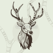Naklejki Awsome vector illustration of deer