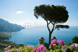 Naklejki Amalfi coast view