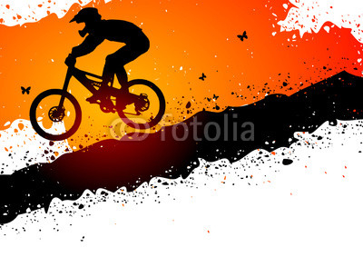 Downhill abstract background