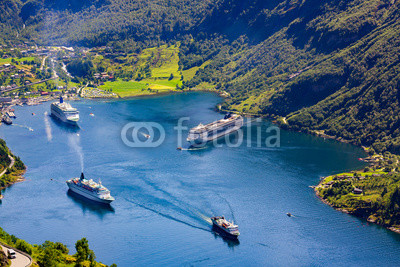 Geiranger fjord, Norway.