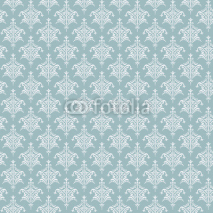 Fototapety Damask seamless pattern background.