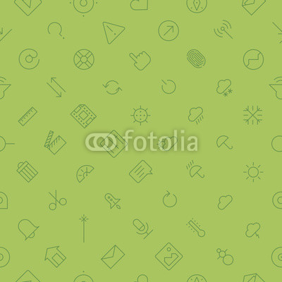 Seamless background pattern for user interface
