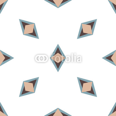 Vector seamless pattern. Modern stylish texture. Repeating geometric background with rhombus