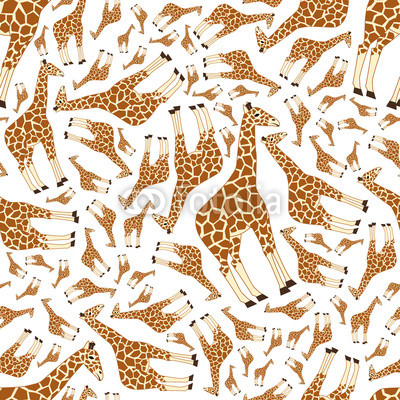 seamless giraffe pattern