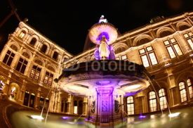 Naklejki Fontain vor der Staatsoper