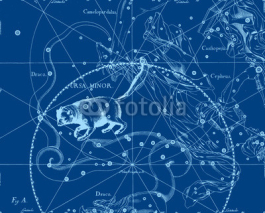 Obrazy i plakaty Constellation vintage map