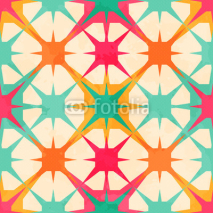 Obrazy i plakaty geometric abstract seamless pattern vector illustration