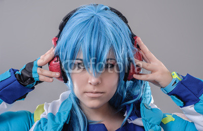 Girl with Headphones