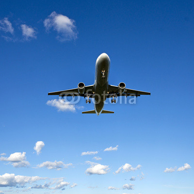 aircraft on blue sky