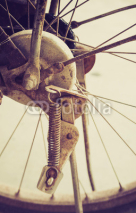 Naklejki Bicycle wheel vintage