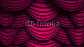 Obrazy i plakaty Beautiful, abstract background with curtain fabric, drape, pedestal, banner, frame. 3d illustration, 3d rendering.