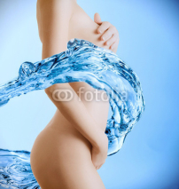 Fototapety femme eau
