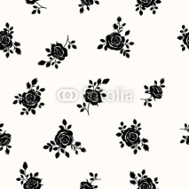 Pattern with roses