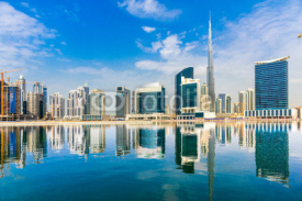 Naklejki Dubai skyline, UAE.