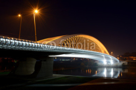 Naklejki New modern bridge