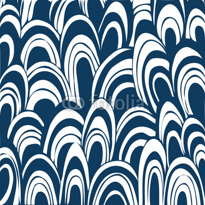 Hand drown seamless pattern