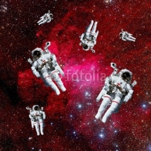 Naklejki Astronauts Galaxy Space