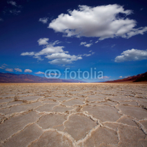 Naklejki Badwater Basin Death Valley salt formations