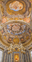 Fototapety Bologna - Ceiling fresco of side chapel in Saint Dominic church