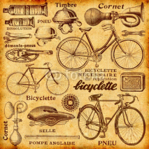 Obrazy i plakaty Réparation de vélo