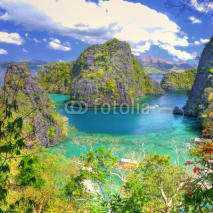 Naklejki amazing Philippines - Coron island