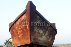 Fototapety Old iron boat