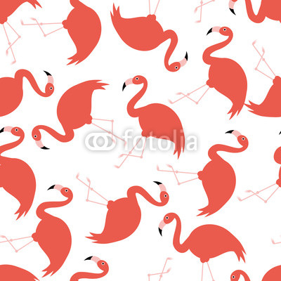 seamless flamingo pattern