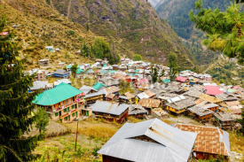 Malana village, Himachal, India