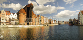 Fototapety Cityscape of Gdansk in Poland 