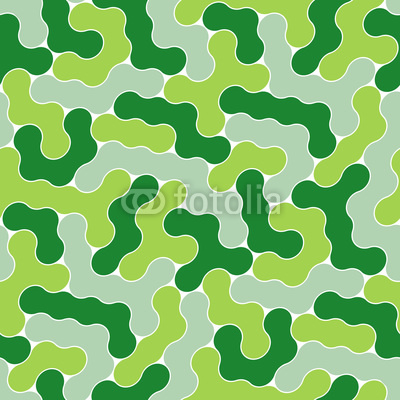 Seamless green textile pattern