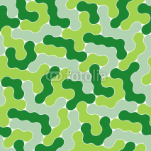 Obrazy i plakaty Seamless green textile pattern