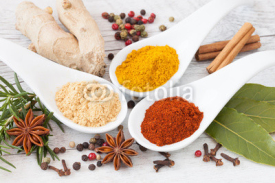 Naklejki Various Spices