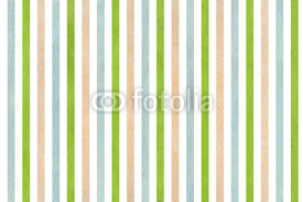 Naklejki Watercolor beige, green and blue striped background.
