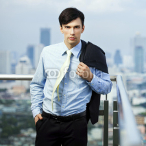 Handsome businessman or manager
