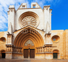 Fototapety Facade of Tarragona Cathedral