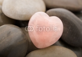 Naklejki rose quartz heart