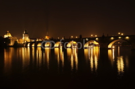 Fototapety Charles bridge at night
